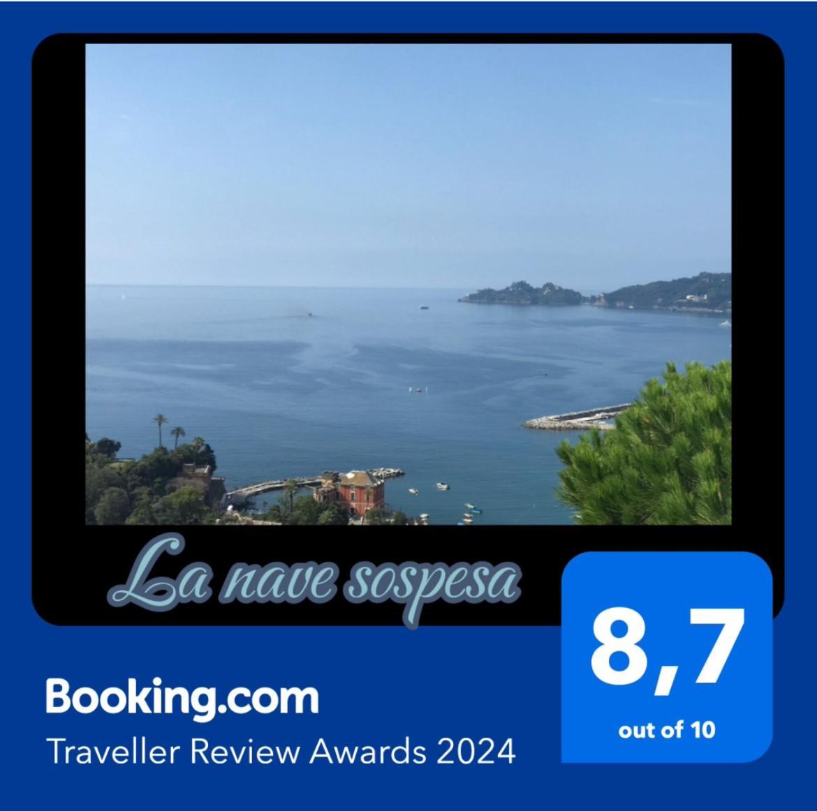 Ferienwohnung La Nave Sospesa Rapallo Exterior foto